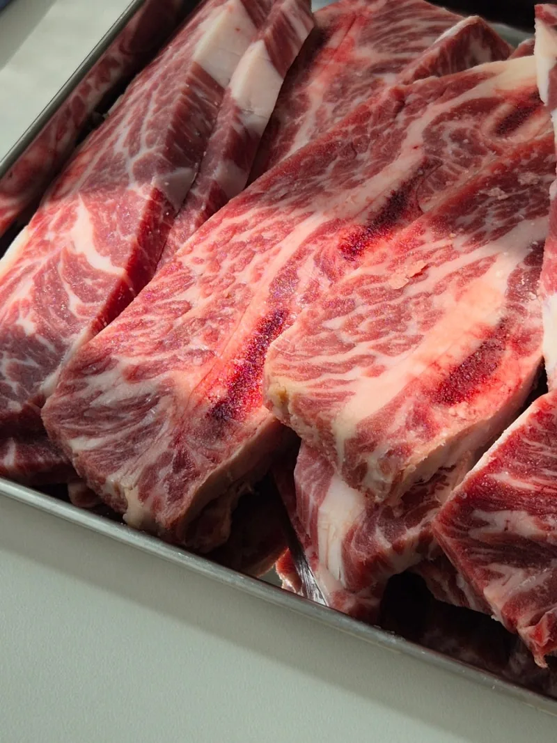 손질을 마친 LA갈비